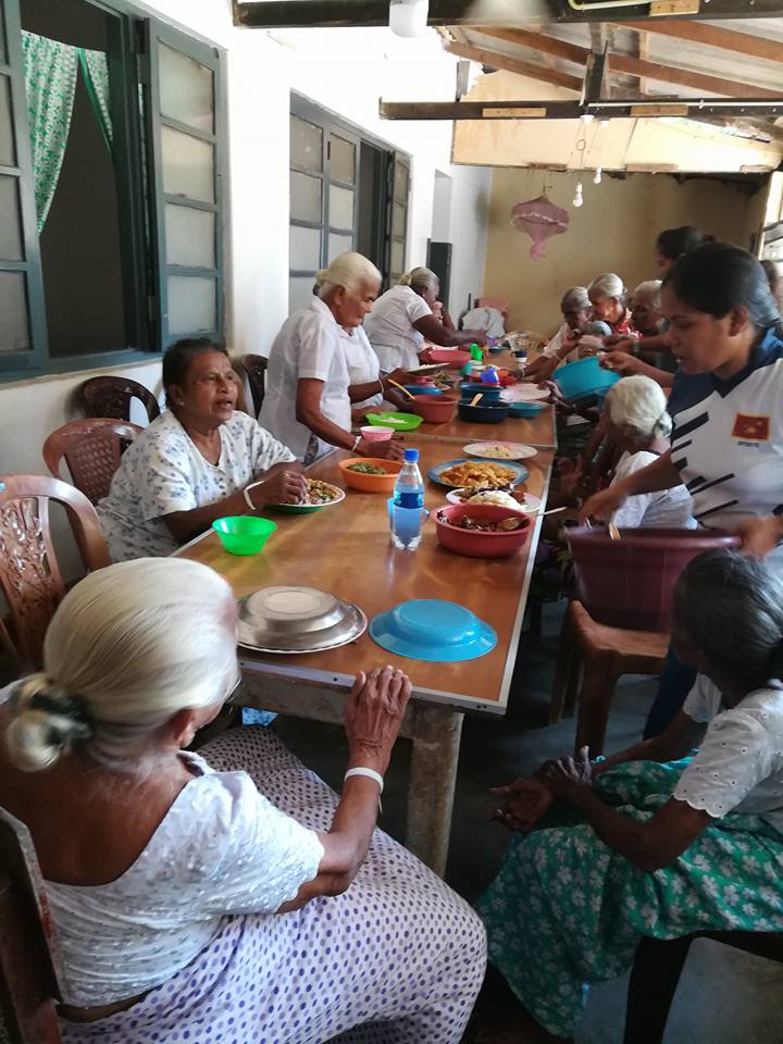  Alms giving for Rathgama Elders' Home 