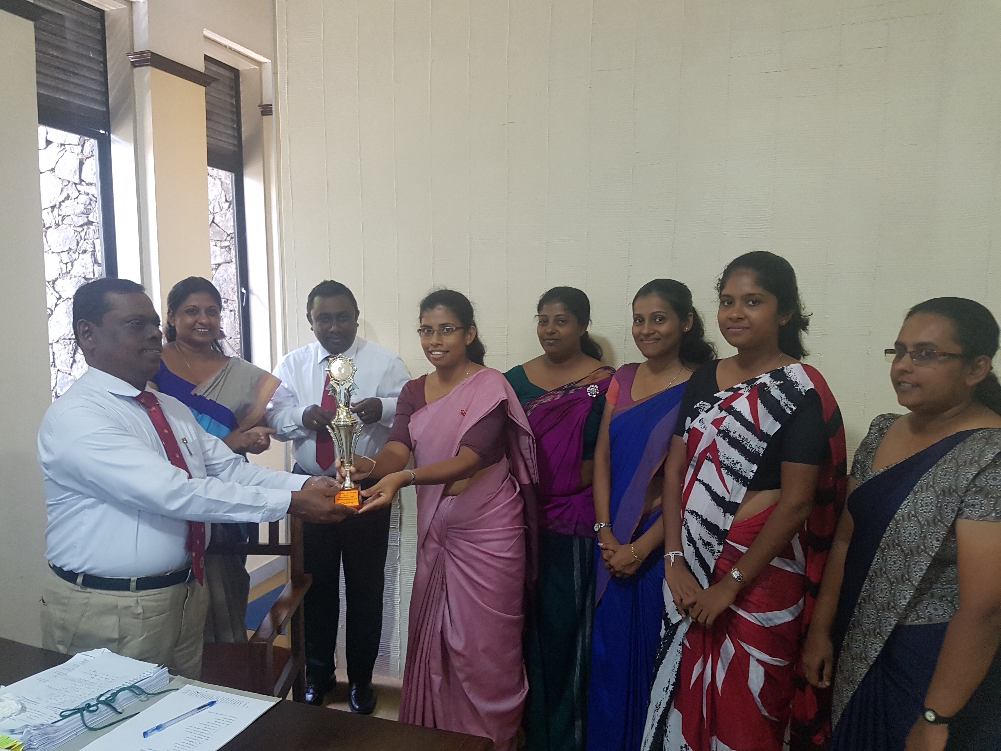 දකුණු පළාත් ක්‍රීඩා උළෙලේ බැඩ්මින්ටන් තරඟාවලියේ තුන්වන ස්ථානය 